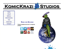 Tablet Screenshot of komickrazi.com